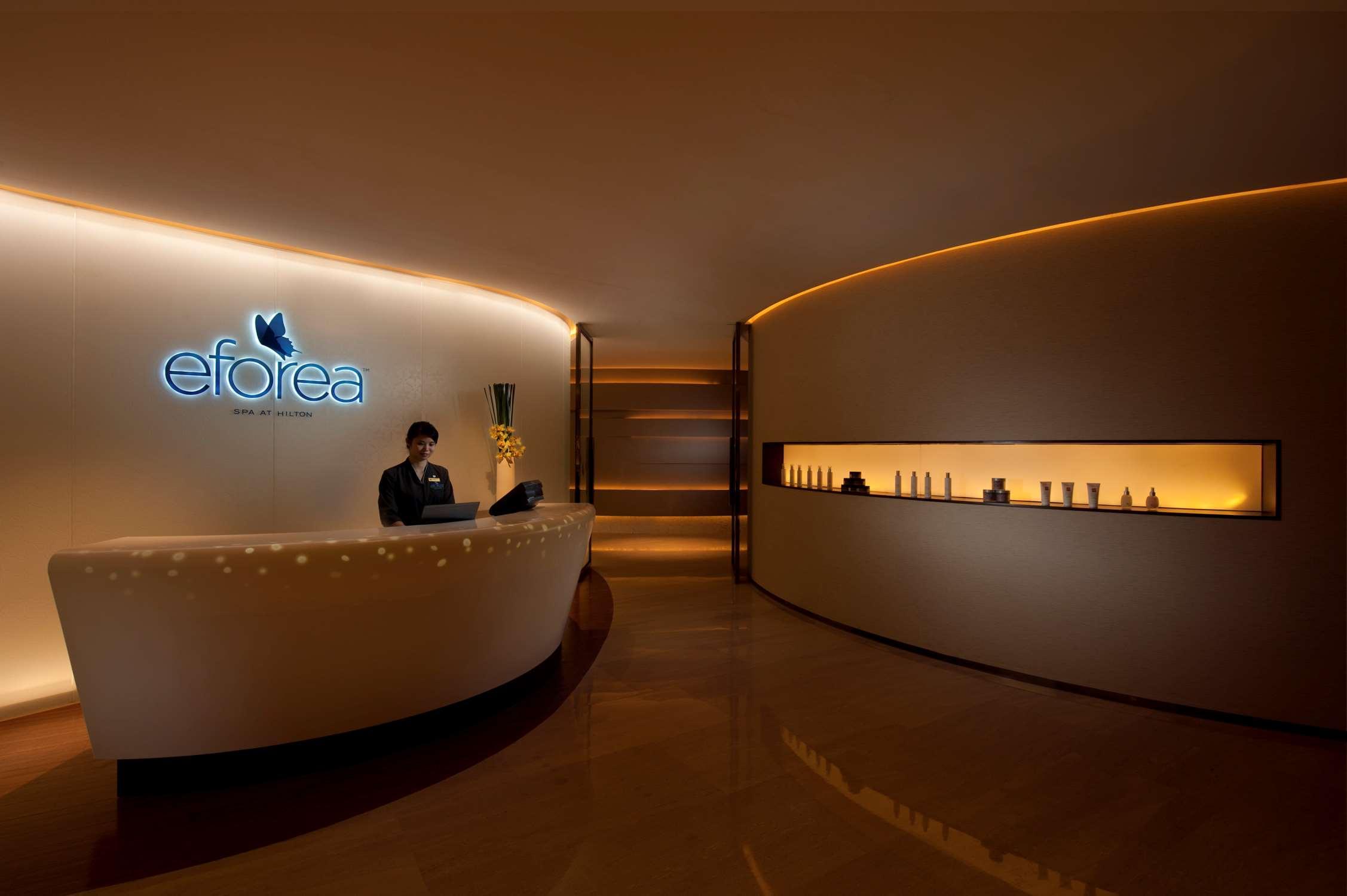 Hilton Guangzhou Tianhe - Free Shuttle Bus And Registration Counter Available During Canton Fair Period Udogodnienia zdjęcie Eforea Spa